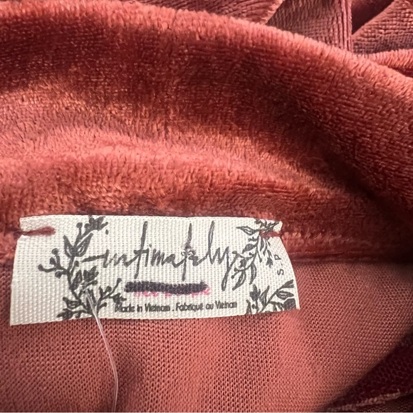 Free People Intimately | Crushed Velvet Mock Neck tank - Picture 5 of 9